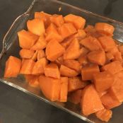 Pressure Cooker Candied Sweet Potatoes with Pecans