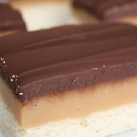 Caramel Shortbread Squares