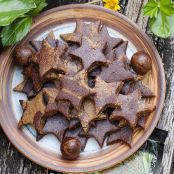 Bio Pro Chocolate Caramel Stars – Raw vegan Protein Cookies