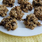 cookie - Healthy Peanut Butter Banana Oatmeal Cookies