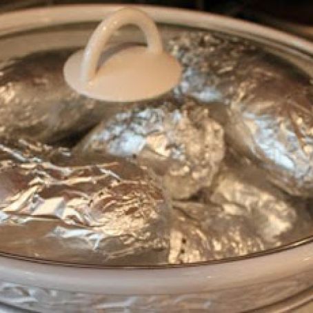 Crock Pot Baked Potatoes #2