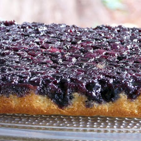 Blueberry Upside Down Cake