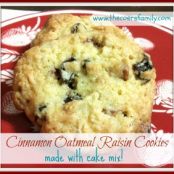 Cinnamon Oatmeal Raisin Cookies