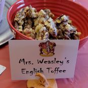 Mrs. Weasley's English Toffee recipe | Harry Potter