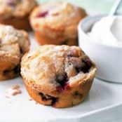 Sugar-Crusted Raspberry Muffins | Real Simple Recipes