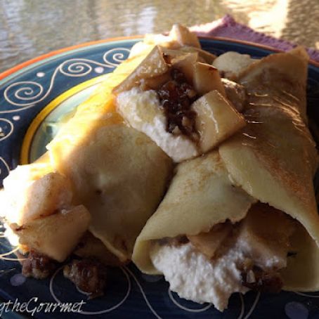 Crepes with Fresh Pears