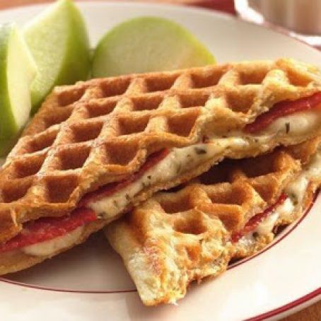 Waffled Pizza Dippers