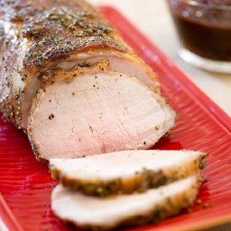 Pepper-Crusted Pork Loin