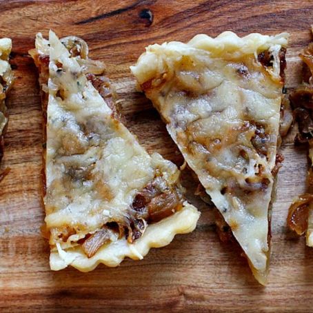 Caramelized Onion Tart with Gruyere 