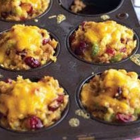 Cheesy stuffing cups