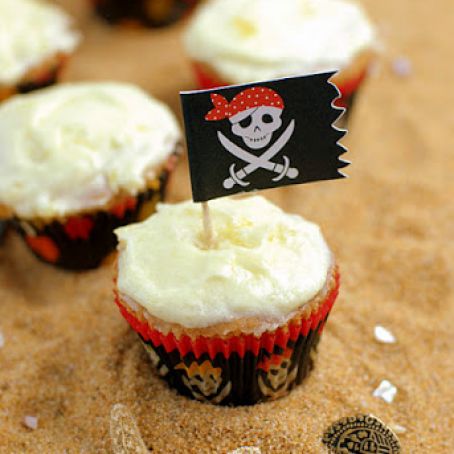 Drunken Sailor Rum Cupcakes