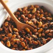 Slow Cooker 3-Bean Beer Pot