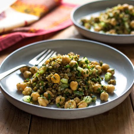 FREEKEH****Freekeh, Chickpea and Herb Salad