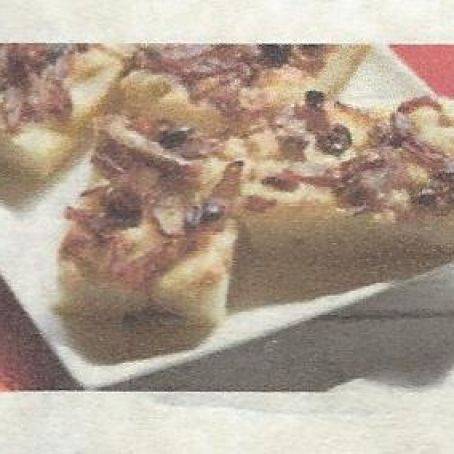 MA Focaccia with. Herbs and Taqqiasca Olives