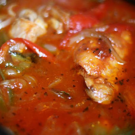 Crock Pot Chicken Cacciatore