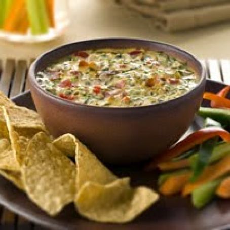 Cheesy Spinach and Bacon Dip