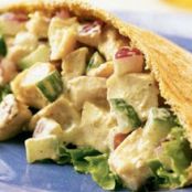 Indian Chicken Salad Pockets
