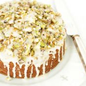Chai and Salted Pistachio Cake