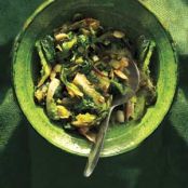 Sautéed Escarole With Leeks