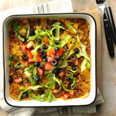Taco Salad Casserole Recipe