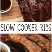 Slow cooker ribs