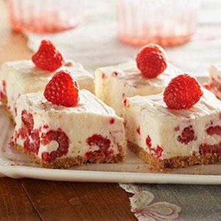 No Bake Raspberrry Lemon Bars Recipe
