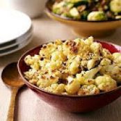 Roasted Cauliflower with Parmesan Cheese