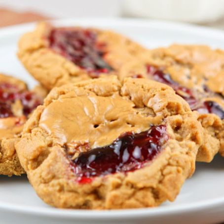 Peanut Butter & Jelly Cookies