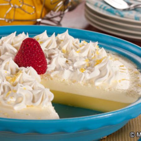 Crustless Lemon Cream Pie