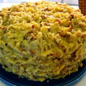 German Chocolate Cake with Coconut Pecan Frosting