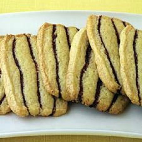 Striped Icebox Cookies