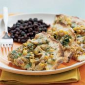 Chicken and Summer Vegetable Tostadas