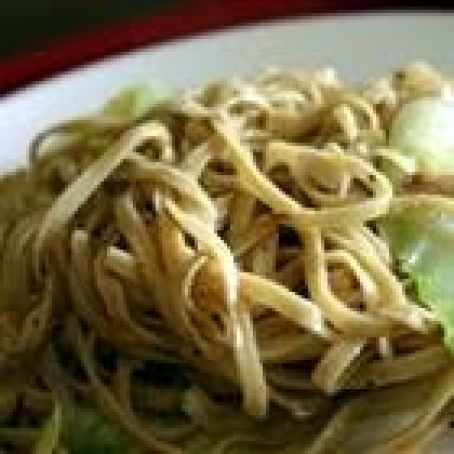 Fried Cabbage and Egg Noodles