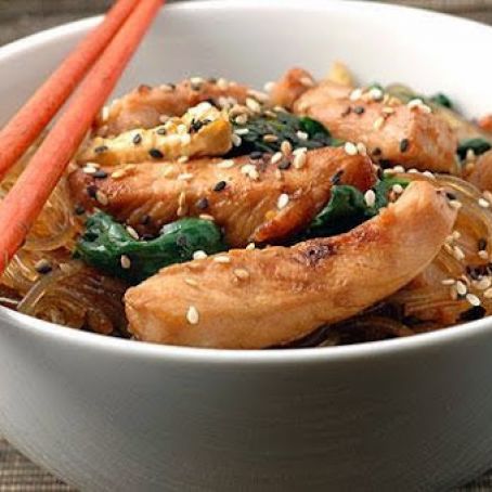 Pork With Dangmyun Noodles