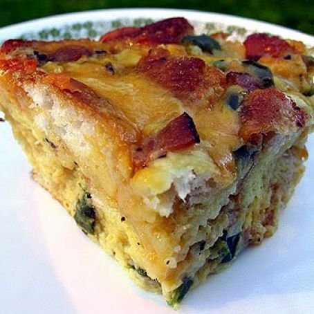 BRUNCH CASSEROLE w/POTATOES & MUSHROOMS