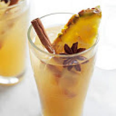 Mulled Cider & Pineapple Cocktail