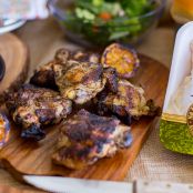 Lemony Grilled Chicken Thighs