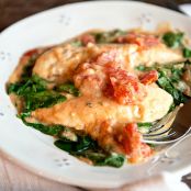 Saucy Chicken and Spinach