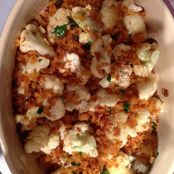 Cauliflower with brown butter and crispy crumbs
