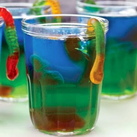 Slimy Jell-O Snacks Recipe