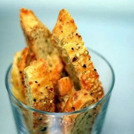 Parmesan Black-Pepper Biscotti