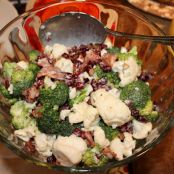 Cauliflower & Broccoli Salad