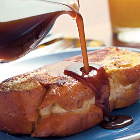 Apple-Stuffed French Toast with Cider Syrup