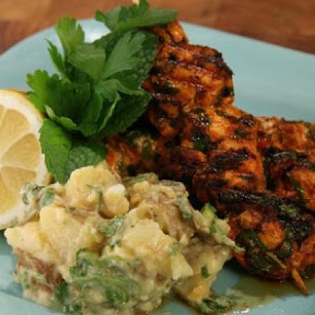 Portuguese Chicken with Potato Salad