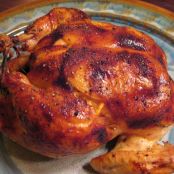 Roasted Chicken with Honey, Lemon and Rosemary