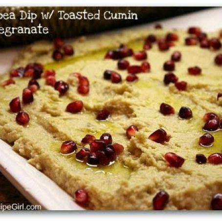 Chickpea Dip with Toasted Cumin & Pomegranate