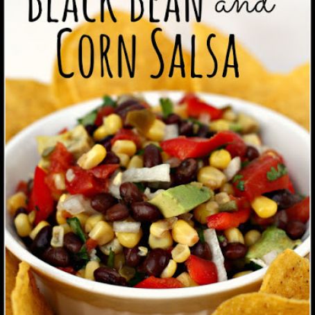 Corn and black bean salsa