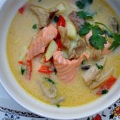 ASIAN****Red Curry Salmon Chowder