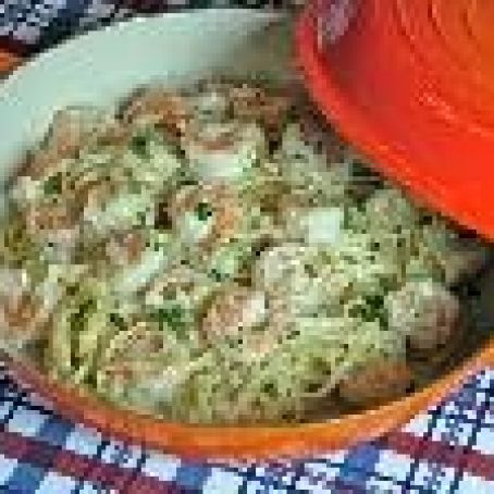 Garlic Shrimp Lemon Alfredo