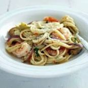 Low-Fat Zesty Shrimp and Pasta